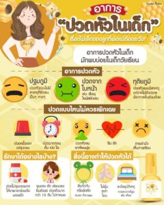 ปวดหัวในเด็ก เด็กปวดหัว อาการปวดหัวในเด็ก 